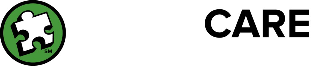 Cancer Care white black and green logo