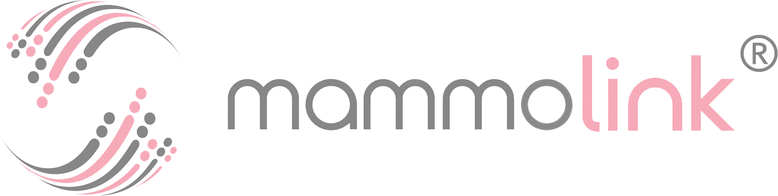 Mammo Link Pink and Grey Logo